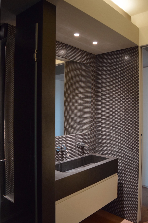 bagno padronale, lavandino